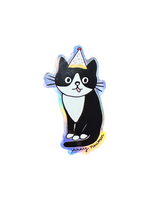 Tuxedo Kitty Sticker